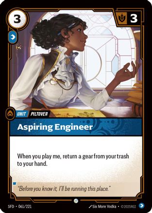 Aspiring Engineer (061/221) [Spiritforged] Foil Riftbound Singles Riot Games