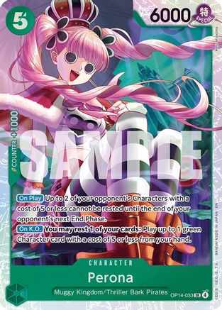 Perona - OP14-033 (OP14-033) [The Azure Sea's Seven] Foil One Piece Single Bandai