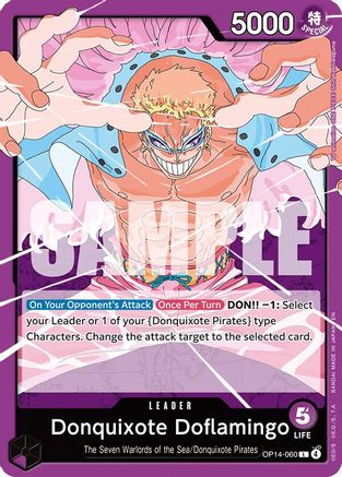 Donquixote Doflamingo - OP14-060 (OP14-060) [The Azure Sea's Seven] One Piece Single Bandai