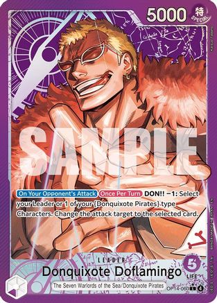 Donquixote Doflamingo - OP14-060 (Alternate Art) (OP14-060) [The Azure Sea's Seven] Foil One Piece Single Bandai