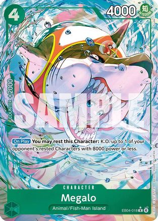 Megalo (Alternate Art) (EB04-018) [The Azure Sea's Seven] Foil One Piece Single Bandai
