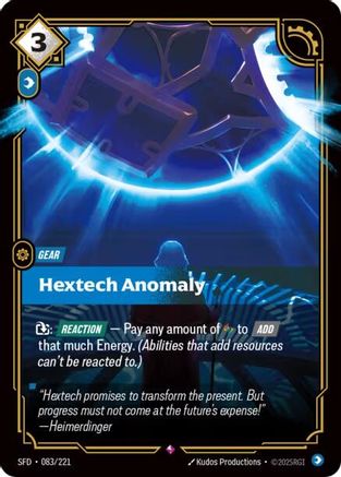 Hextech Anomaly (083/221) [Spiritforged] Foil Riftbound Singles Riot Games