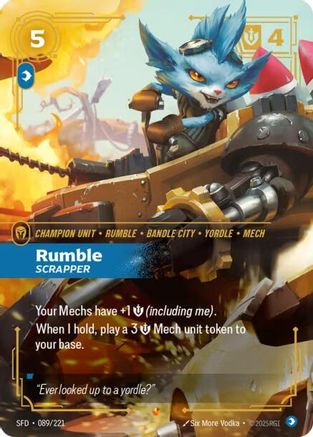 Rumble - Scrapper (089/221) [Spiritforged] Foil Riftbound Singles Riot Games