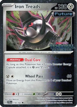 Iron Treads (Temporal Forces Stamped) (118) Holofoil [Misc: Cards & Products] Pokemon Single Pokémon