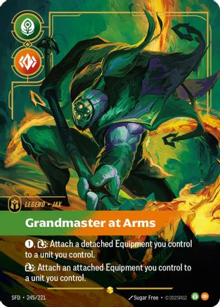 Jax - Grandmaster At Arms (Overnumbered) (245/221) [Spiritforged] Foil Riftbound Singles Riot Games
