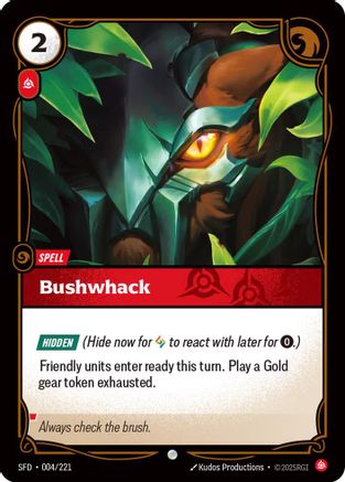 Bushwack (004/221) [Spiritforged] Riftbound Singles Riot Games