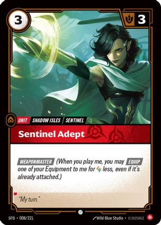 Sentinel Adept (008/221) [Spiritforged] Riftbound Singles Riot Games
