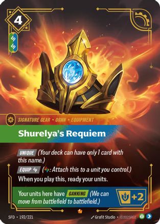 Shurelya's Requiem (192/221) [Spiritforged] Foil Riftbound Singles Riot Games