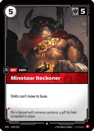 Minotaur Reckoner (014/221) [Spiritforged] Riftbound Singles Riot Games