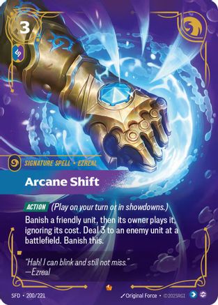 Arcane Shift (200/221) [Spiritforged] Foil Riftbound Singles Riot Games