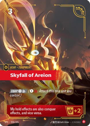 Skyfall of Areion (030/221) [Spiritforged] Foil Riftbound Singles Riot Games