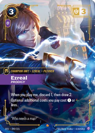 Ezreal - Prodigy (149/221) [Spiritforged] Foil Riftbound Singles Riot Games