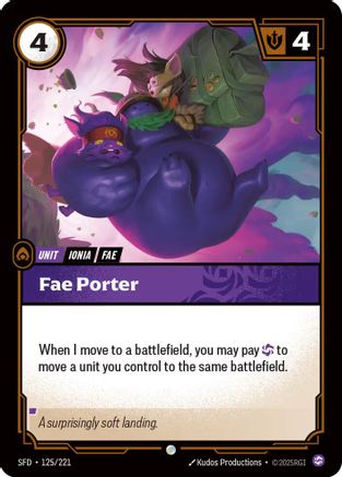 Fae Porter (125/221) [Spiritforged] Riftbound Singles Riot Games