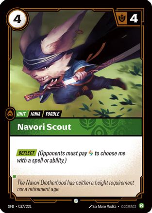 Navori Scout (037/221) [Spiritforged] Foil Riftbound Singles Riot Games