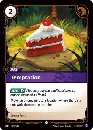 Temptation (129/221) [Spiritforged] Riftbound Singles Riot Games