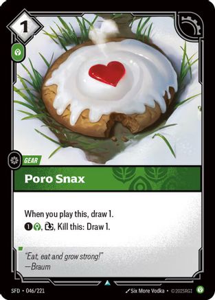 Poro Snax (046/221) [Spiritforged] Foil Riftbound Singles Riot Games