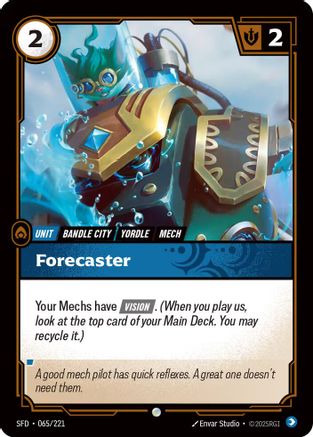 Forecaster (065/221) [Spiritforged] Riftbound Singles Riot Games