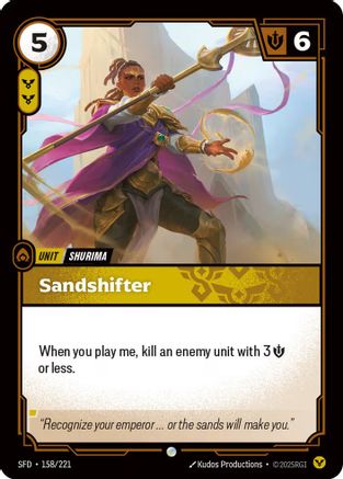 Sandshifter (158/221) [Spiritforged] Foil Riftbound Singles Riot Games