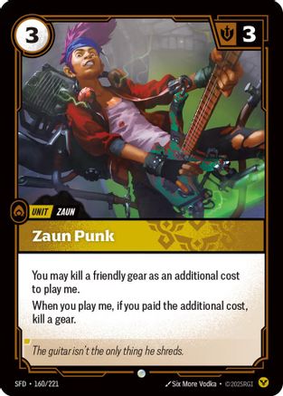 Zaun Punk (160/221) [Spiritforged] Riftbound Singles Riot Games