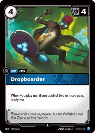 Dropboarder (072/221) [Spiritforged] Foil Riftbound Singles Riot Games