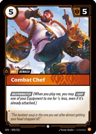 Combat Chef (092/221) [Spiritforged] Foil Riftbound Singles Riot Games