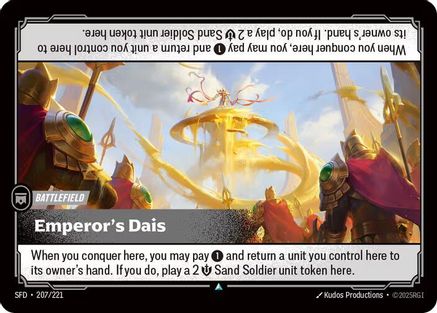 Emperor's Dais (207/221) [Spiritforged] Foil Riftbound Singles Riot Games