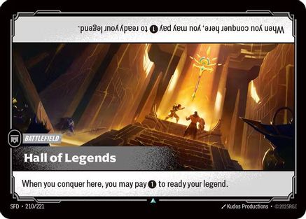Hall of Legends (210/221) [Spiritforged] Foil Riftbound Singles Riot Games