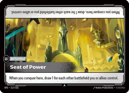Seat of Power (217/221) [Spiritforged] Foil Riftbound Singles Riot Games