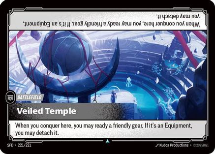 Veiled Temple (221/221) [Spiritforged] Riftbound Singles Riot Games