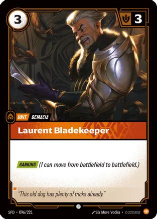 Laurent Bladekeeper (096/221) [Spiritforged] Foil Riftbound Singles Riot Games