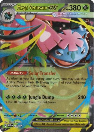 Mega Venusaur ex - 013 (13) Holofoil [ME Mega Evolution Promo] Pokemon Single Pokémon