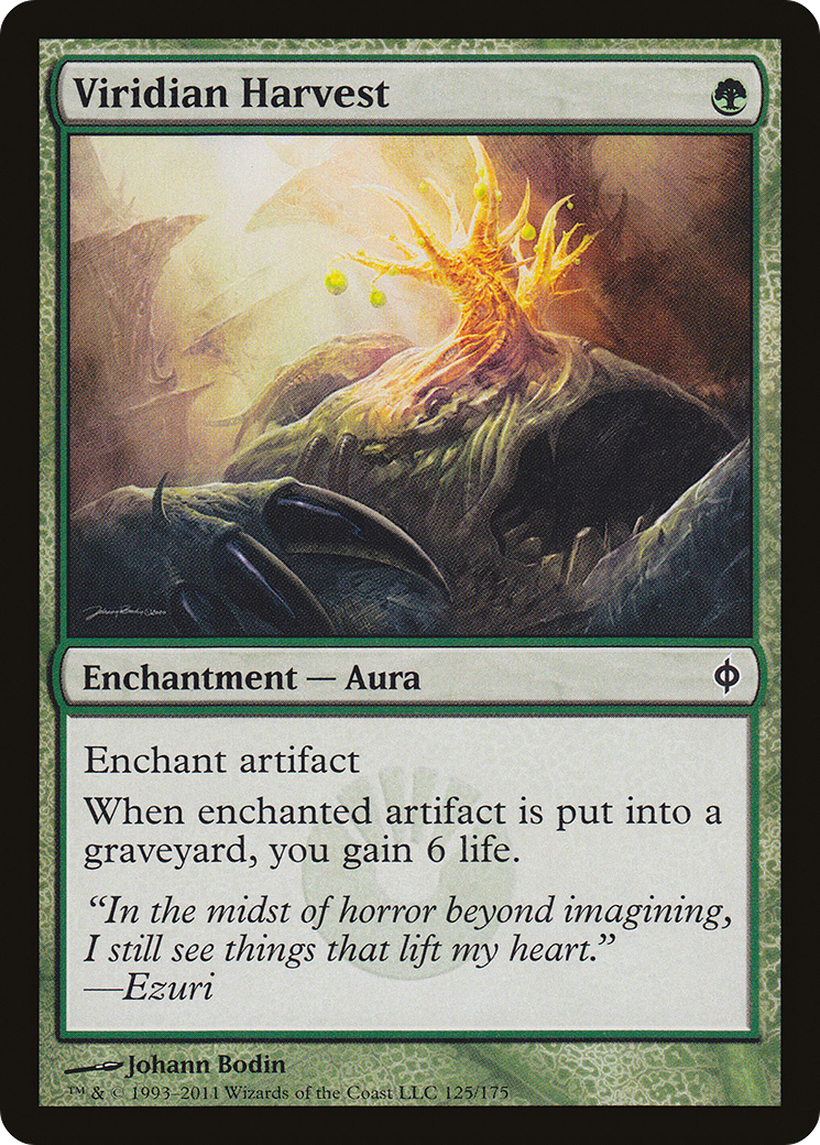 Viridian Harvest (NPH-125) [New Phyrexia] Foil MTG Single Wizards of the Coast