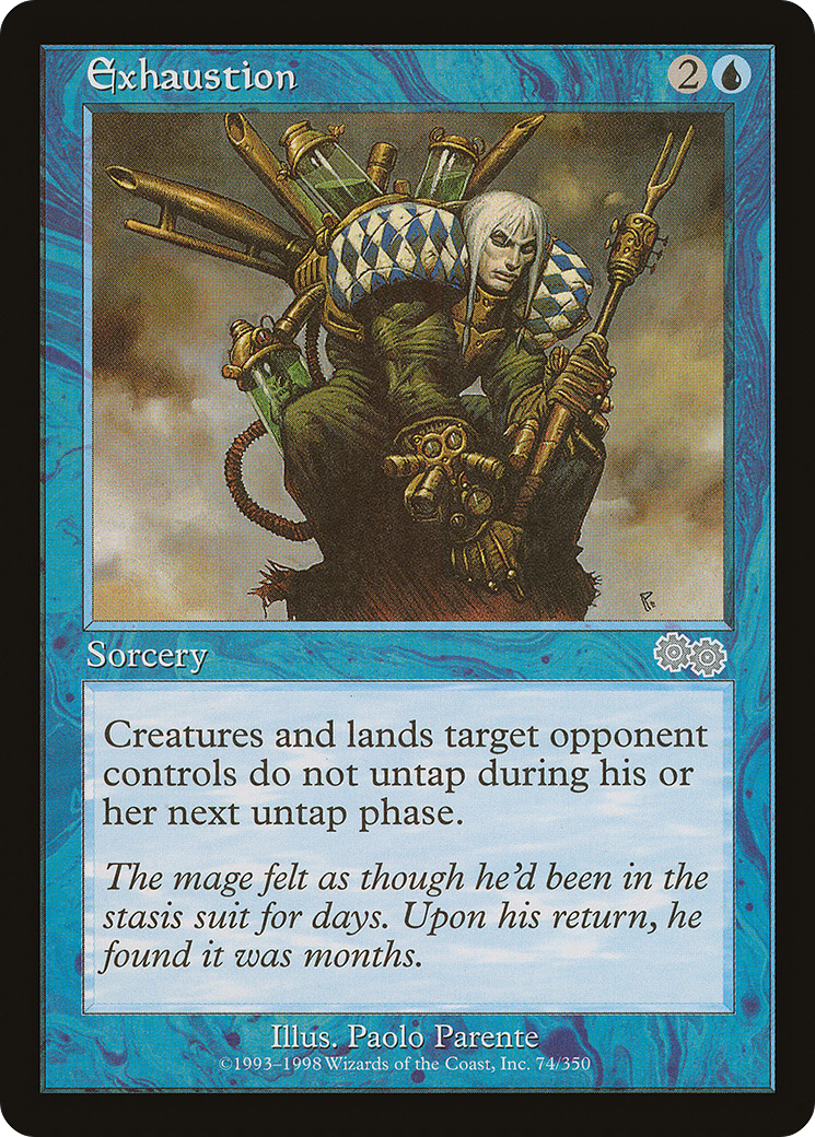 Exhaustion (USG-074) [Urza's Saga] MTG Single Wizards of the Coast