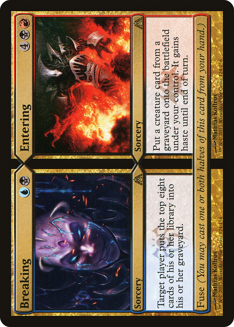 Breaking // Entering (DGM-124) [Dragon's Maze] Foil MTG Single Wizards of the Coast