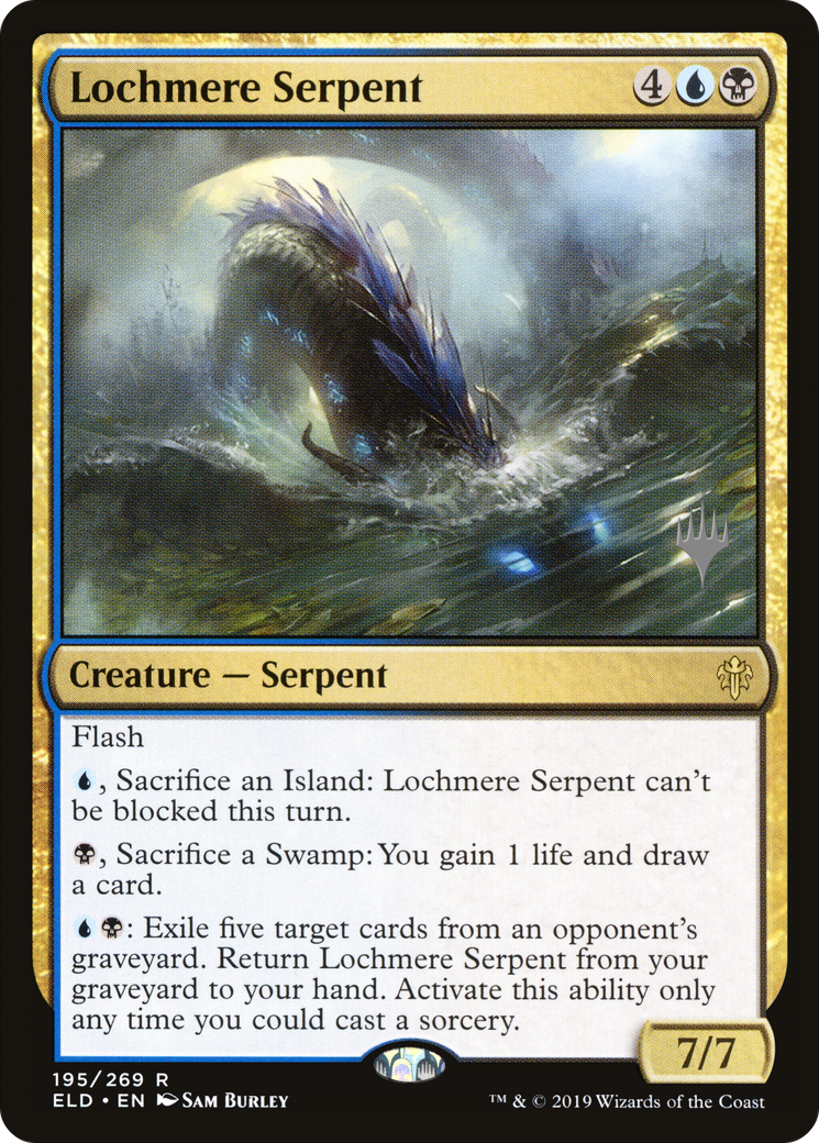 Lochmere Serpent (PPELD-195) [Throne of Eldraine Promos] MTG Single Wizards of the Coast