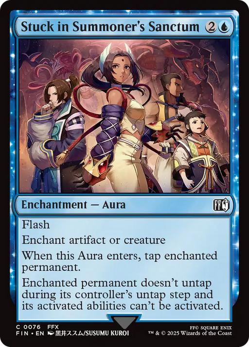 Stuck in Summoner's Sanctum (FIN-076) [FINAL FANTASY] Foil MTG Single Wizards of the Coast