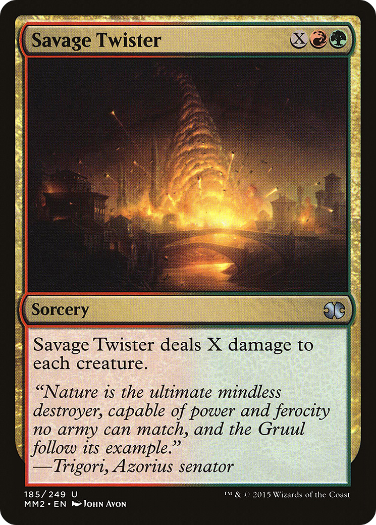 Savage Twister (MM2-185) [Modern Masters 2015] Foil MTG Single Modern Masters 2015