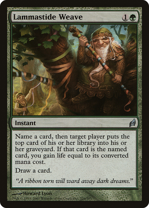 Lammastide Weave (LRW-226) [Lorwyn] MTG Single Wizards of the Coast