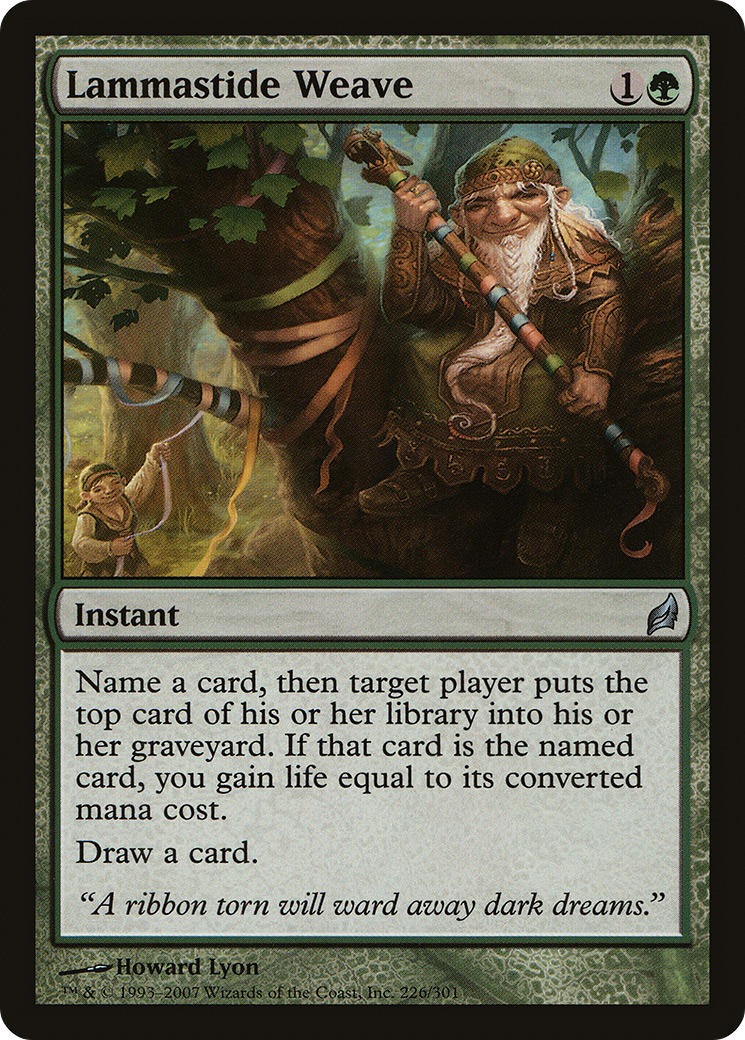 Lammastide Weave (LRW-226) [Lorwyn] Foil MTG Single Wizards of the Coast