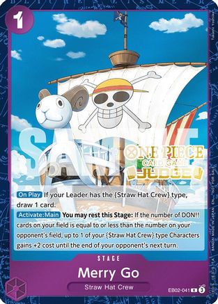 Merry Go (Judge Pack Vol. 7) (EB02-041) [One Piece Promotion Cards] Foil One Piece Single Bandai