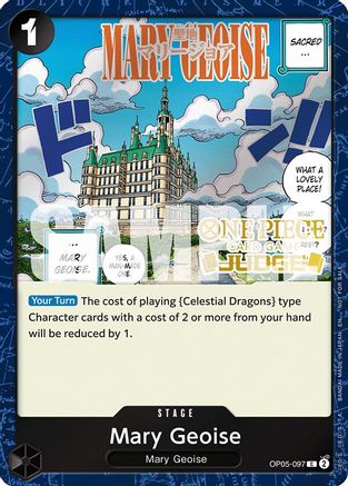 Mary Geoise (Judge Pack Vol. 7) (OP05-097) [One Piece Promotion Cards] Foil One Piece Single Bandai