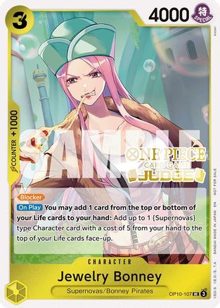 Jewelry Bonney (Judge Pack Vol. 7) (OP10-107) [One Piece Promotion Cards] Foil One Piece Single Bandai