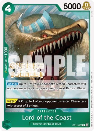 Lord of the Coast (Judge Pack Vol. 7) (OP11-028) [One Piece Promotion Cards] Foil One Piece Single Bandai
