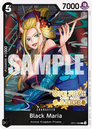 Black Maria (Judge Pack Vol. 7) (OP11-089) [One Piece Promotion Cards] Foil One Piece Single Bandai