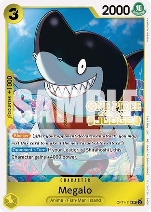 Megalo (Judge Pack Vol. 7) (OP11-112) [One Piece Promotion Cards] Foil One Piece Single Bandai