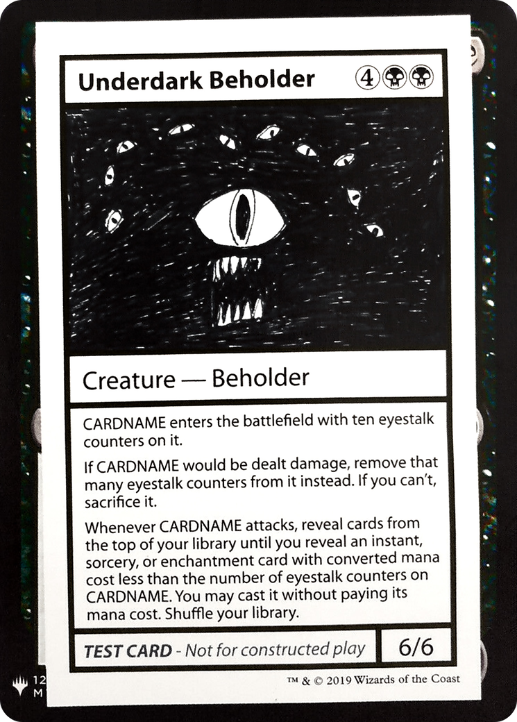 Underdark Beholder (CMB1-) [Mystery Booster] Playtest Cards 2019 MTG Single Wizards of the Coast