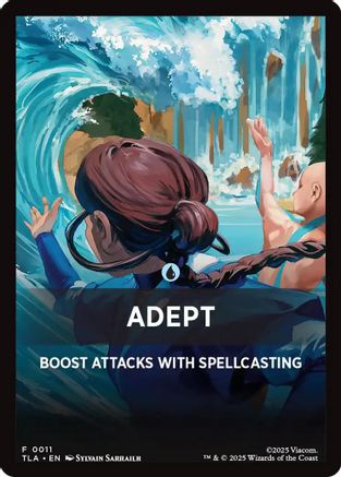Adept Theme Card (TLA-011) [Avatar: The Last Airbender] MTG Single Wizards of the Coast