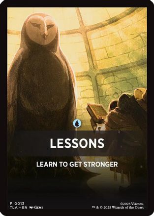 Lessons Theme Card (TLA-013) - Avatar: The Last Airbender MTG Single Avatar: The Last Airbender