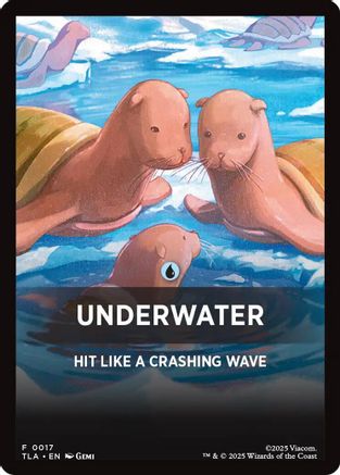 Underwater Theme Card (TLA-017) - Avatar: The Last Airbender MTG Single Avatar: The Last Airbender