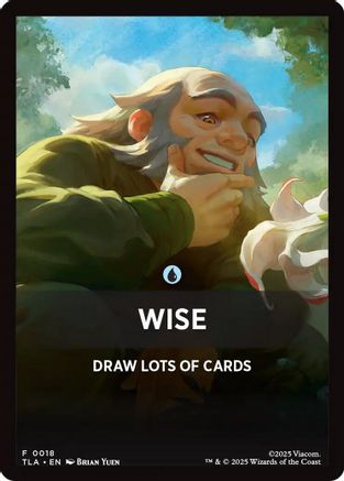Wise Theme Card (TLA-018) - Avatar: The Last Airbender MTG Single Avatar: The Last Airbender